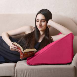 Dormyo Memory Foam Body Pillow Pack of 1 Solid Wedge Pillow Memory Foam for Back Support ( 18" X 17.5" X 11")