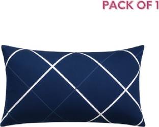 maatrikaa Polyester Fibre Sleeping Pillow Pack of 1 Nature Blue Line Pillow Polyster Fibre - 17*27 inch