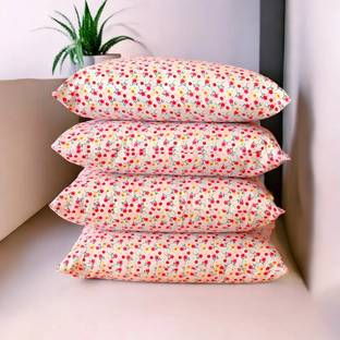 GZZZSD Microfibre Sleeping Pillow Pack of 4 Solid