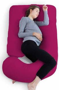 Prachi Microfibre Pregnancy Pillow Pack of 1 Solid