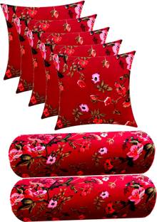 ACTOS Microfibre Bolster Pack of 7 Floral