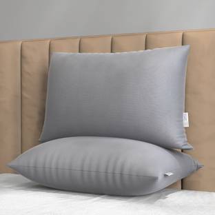 MY ARMOR Height Adjustable Microfiber Pillows for Sleeping, 41x61 cm, Without Cover, Microfibre Solid Sleeping Pillow Pack of 2