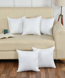 REST NEST Polyester Fibre Stripes Cushion Pack of 5