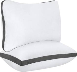 Mom's Moon Cozy Comfort Gusseted Pillow Microfibre Solid Sleeping Pillow Pack of 2