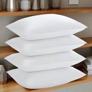 CIEZAR Microfibre Sleeping Pillow Pack of 4 Solid