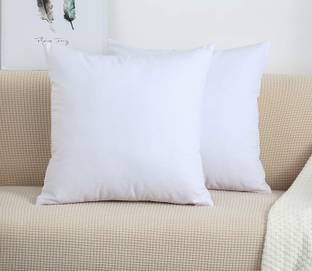 LaVichitra by Urban Arts (Size 16 x 16 Inches) Polyester Fibre Solid Cushion Pack of 2