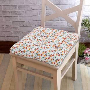 KUBER INDUSTRIES Microfibre Floral Chair Pad Pack of 1