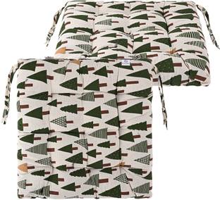 HOMESTIC by Kuber Industries Microfibre Abstract Chair Pad Pack of 2