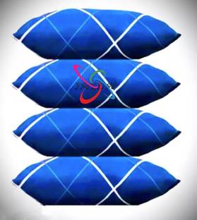 YPOLOIPO Polyester Fibre Sleeping Pillow Pack of 4 Solid LUXURY