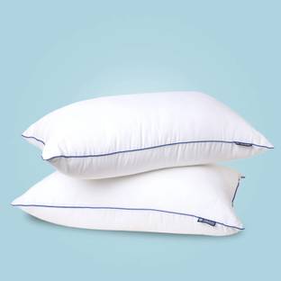 The Sleep Company Plush Pillow Microfibre Solid Sleeping Pillow Pack of 2