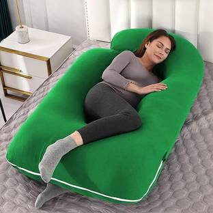 Crafty Fox Microfibre, Polyester Fibre Solid Pregnancy Pillow Pack of 1