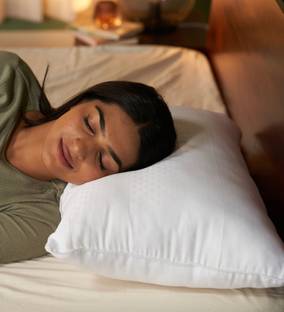 Duroflex Polyester Fibre Sleeping Pillow Pack of 2 Solid Bliss