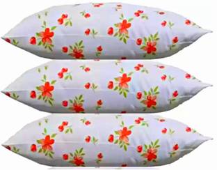 GOGA Cotton Sleeping Pillow Pack of 3 Solid