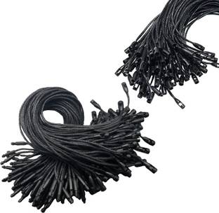 Aakriti Lock Pin Loop Fastener Ties for Clothes (Wax Hang Tag), Black Wax Tag  Pins