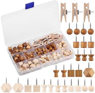Climberty Wooden Head, Nickel Plated Steel  Pins