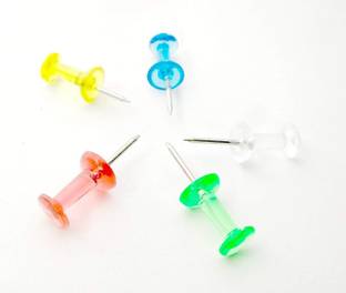 BanteyBanatey Transparent Multicolour, Thumb / Push  Pins
