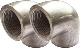 Implemental Stainless Steel Elbow Pipe Fitting (3/4 INCH (Pack of 2) 2-Way 90 Degree Elbow Pipe Joint