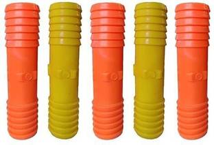 Implemental PVC Garden Pipe Hose Connector 1 inch 2-Way Coupling Pipe Joint