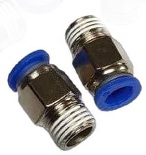 DLEIN 1/4 BSP 8MM fitting Pneumatic Quick Connector Air Fittings Adapter 8mm Pneumatic 1-Way Reducer Pipe Joint