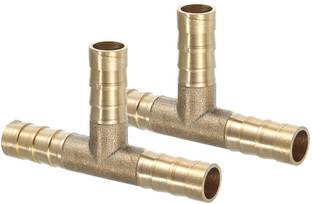 Implemental Brass T Joint 8MM 3-Way 90 Degree Elbow Pipe Joint