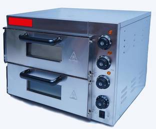 kiran 50-Litre Oven Toaster Grill OTG Commercial Double Deck Stone Pizza Oven | High Performance Elect...
