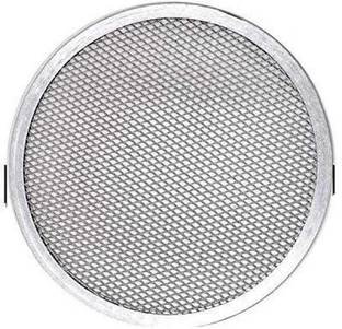 Zark ALUMINUM PIZZA TREY SCREEN MESH FOR OVEN, BAKING NET SILVER, 11 INCH Airfryer Tray