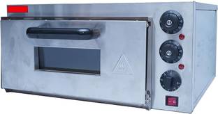 kiran 30-Litre Oven Toaster Grill OTG Commercial Stone Pizza Oven 16x16 Inch | Durable Heavy Duty Pizz...