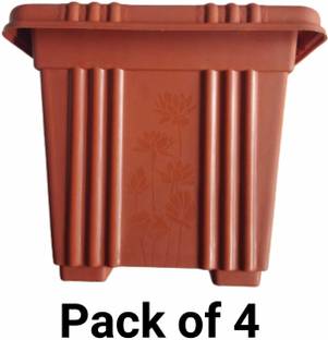 GreenLove New Square Plant Containers Gamla Flower Pot for indoor and outdoor Plant Container Set