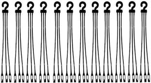 TSK Plastic Hangers For Hanging Pots(Black) Plant Container Set