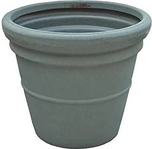 ENGRAFT SAPLINGS DECORA Lyric Fiber Planter (Stone Medium)(Large)(TV 35) Plant Container Set