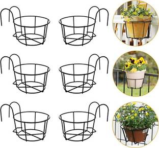 UV International Hanging Flower Pot=6 Plant Container Set