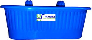 The Ubals 1pc Double hook hanging pot for home and balcony decorate Plant Container Set