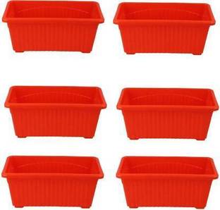 EcoLush Trendy Designer Plant Pots Planter For Home Balcony, Window Display Decoration Plant Container Set