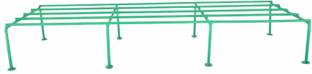TrustBasket Rectangular Indigo Metal Planter Stand (Set of 1 - Green) Plant Container Set