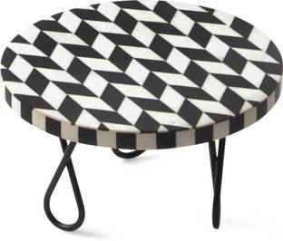 CASA DECOR Retro Row Cake Stand - Black Plant Container Set