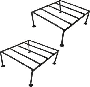 AgriCraft Modern Indoor & Outdoor Iron Planter Stand/ Flower Pot Stand, Metal Plant Stand Plant Container Set