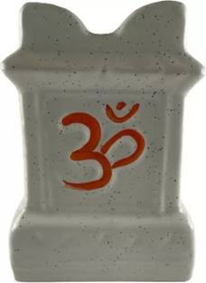 agarwals enterprises MEDIUM TULSI SHAPE CERAMIC POT(WHITE) Plant Container Set
