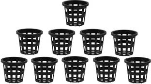 M-Tech Gardens Plastic Orchid Pot 4" Plant Container Set