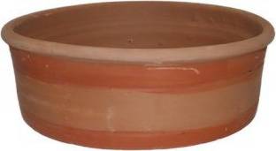 Srilipi Handcrafted Eco-friendly Terracotta Planter For Balcony/ Garden/ Outdoor Plants Plant Container Set