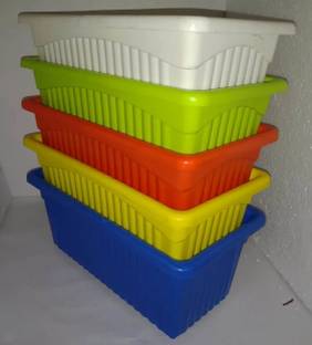 ashigreens 14" Garden Jupiter Planter for Home,Window Display,Garden vegetable tray Plant Container Set