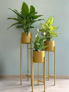 Bee Creative Plant Stand Indoor/Outdoor, Multipurpose Stand, Racks, Planter Stand Plant Container Set