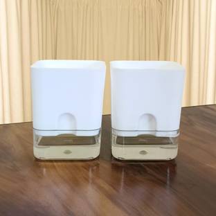 Casa De Amor Self Watering Pots for Indoor Plants, Decor, Table Top, Office, Gifting Plant Container Set
