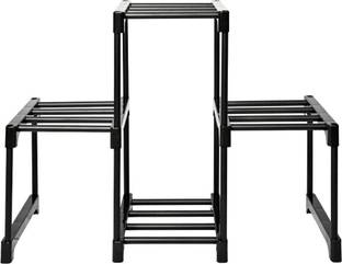 keeva 4 Step Metal Plant Stand For Balcony, Living Room Plant Container Set