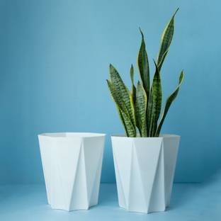 Seedsavvy "10" Inch Flower Pots for Home & Decoration Planters, Terrace, Garden Plant Plant Container Set