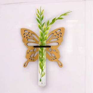 Yey Stylish Magnetic Test Tube Planter Butterfly Shape for Refrigerator Plant Container Set