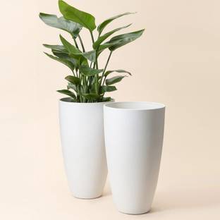 Gamlakart Tower Pot 14 inch Flower Pots for Home Office Garden Balcony Plant Container Set