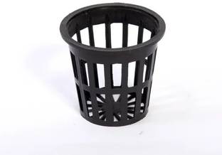 skaylex Hydroponics net pots Black Plant Container Set