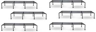 creativecraft Metal Plant Stand With Anti rust for Balcony, Indoor & Outdoor Plant Container Set