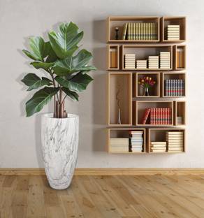 Kunda Luxury Designer Planter for Living room, Bedroom (M05 Glossy) Plant Container Set