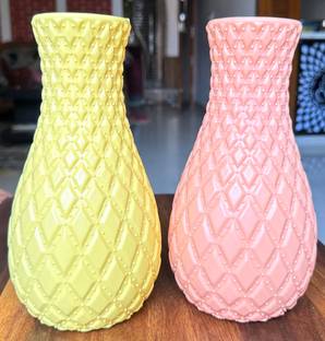 TFH (Pack of 2) Premium 9" Plant Pots Planters Flower Pots Vases Plant Container Set